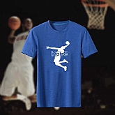 Men's Kobe Bryant Fresh Logo Blue Short Sleeve T-Shirt FengYun,baseball caps,new era cap wholesale,wholesale hats